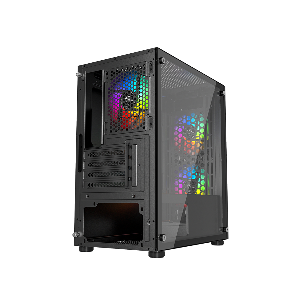 Nordic Gaming Fenris RGB Mini Tower micro-ATX Sort